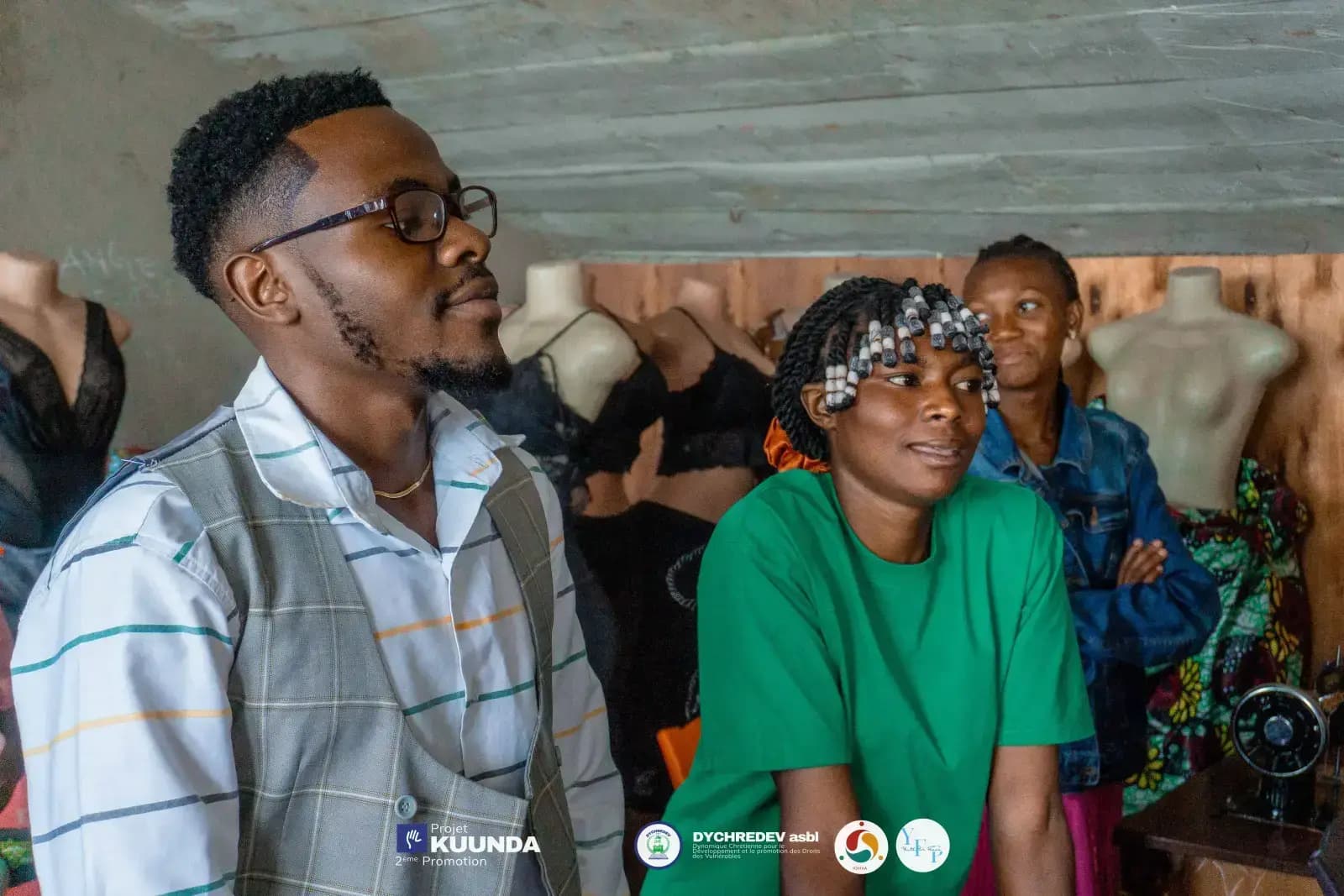 Activité de coupe et couture du Projet KUUNDA